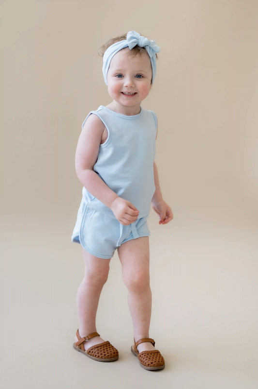 Tank Jogger Set in Breeze