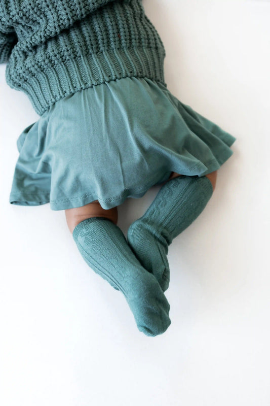 Knee High Socks in Pine