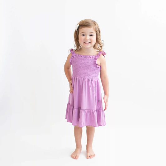 Smocked Dress in Poi