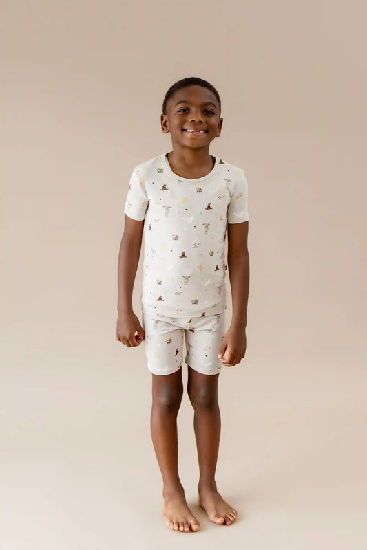 Short Sleeve Pajamas in Starry Icon