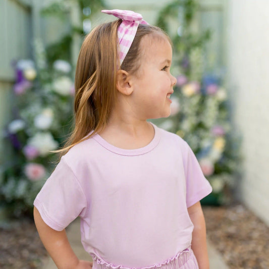 Toddler Basic Tee in Thistle
